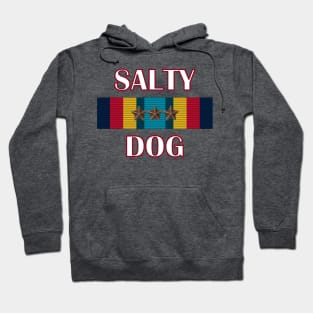 Navy Salty Dog Sea Service Ribbon Hoodie